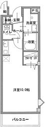 パルティーレ 1Kの間取図画像