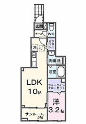間取図画像 1LDK