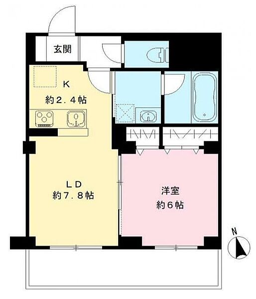 バモス聖蹟 307｜東京都多摩市一ノ宮４丁目(賃貸マンション1LDK・3階・40.11㎡)の写真 その2