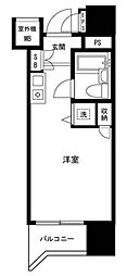 マイキャッスル渋谷JP ワンルームの間取図画像