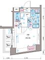 ガリシア新宿North22階13.6万円