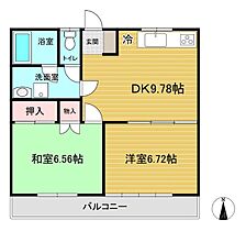 コーワコーポ　2号館 202 ｜ 埼玉県川口市南鳩ヶ谷７丁目28-9（賃貸アパート2DK・2階・45.00㎡） その2