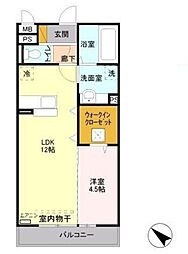間取図画像 1LDK