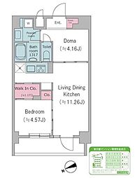 Due西馬込2 2LDKの間取図画像