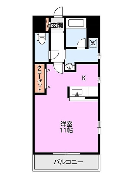 ローザ東中通 703｜新潟県新潟市中央区東中通２番町(賃貸マンション1R・7階・30.22㎡)の写真 その2