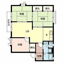 クレールハイツ． 0101 ｜ 大阪府河内長野市市町1047-1（賃貸アパート3LDK・1階・61.28㎡） その2