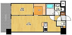 リアンシ工ルブルー雑餉隈 1LDKの間取図画像