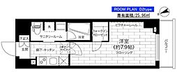 ステージグランデ亀有アジールコート 1Kの間取図画像
