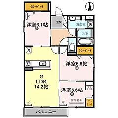 物件の間取り