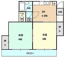 間取図画像 2DK