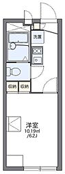 レオパレスエスペーロ3 1Kの間取図画像