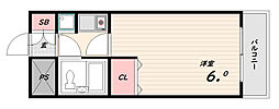 ステーションプラザ神戸西 1Kの間取図画像