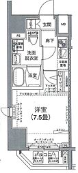 アイルイムーブル御茶ノ水 1Kの間取図画像