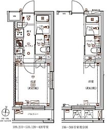 MA-RO立石レジデンス#R 1Kの間取図画像
