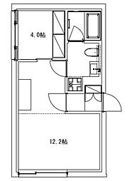Bark Lane  002 1LDKの間取図画像