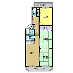パークサイド21 3LDKの間取図画像