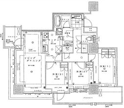 ライオンズタワー柏 27階3LDKの間取り