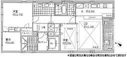 シナリオ会館 2SLDKの間取図画像