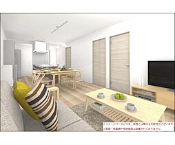 ラヴェルテュ播磨町 201 2階3LDKのリビング/ダイニング