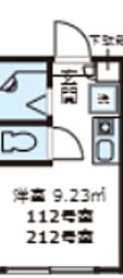 ヴェルデ西小岩 ワンルームの間取図画像