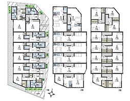 TheSiesta唐木田Terravene 1階3LDKの間取り