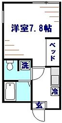 ラビエンタ 1Kの間取図画像