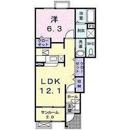 間取図画像 1LDK