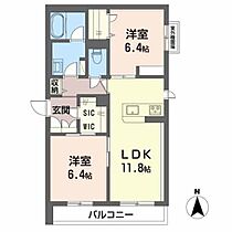 シャーメゾン　アグレアーブル 0303 ｜ 大阪府大東市灰塚５丁目7-8（賃貸マンション2LDK・3階・61.44㎡） その2