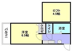 SouthVillage 1Kの間取図画像