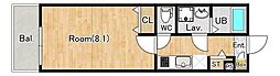 (仮称)ジーメゾン大宮フォルティス 1Kの間取図画像