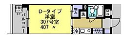 Maison de Haneda 4階1Kの間取り