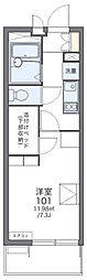 ディアコートF 1Kの間取図画像
