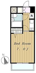 ライオンズマンション相模大野第6 1Kの間取図画像
