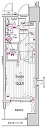 ガーラ・プレシャス川口並木 1Kの間取図画像