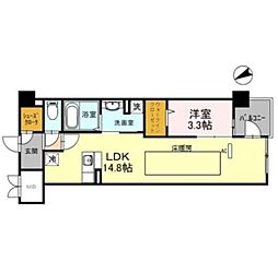 COCOMARINI 1LDKの間取図画像