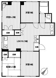 藤ビル 4LDKの間取図画像