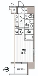 SEASONFLATS大森Airy 1Kの間取図画像