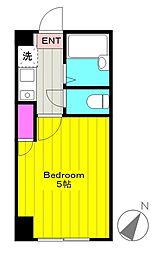 MMS9 1Kの間取図画像