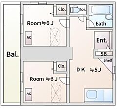 物件の間取り