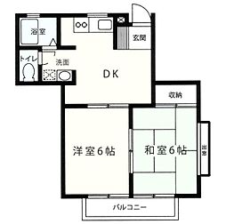 間取図画像 2DK