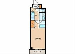 スペランツァ 1Kの間取図画像