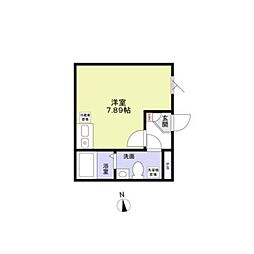 Ｍｏｎｏｌｏｇｕｅ 4階1Kの間取り