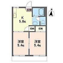 フラッツ晃耀 101 ｜ 宮城県仙台市泉区旭丘堤１丁目16-6（賃貸アパート2K・1階・35.00㎡） その2