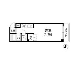 クレセント新瑞 ワンルームの間取図画像