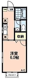ミレニアム・レジデンス 1Kの間取図画像