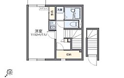 レオネクストエテルノ・セラ3号館 1Kの間取図画像