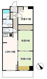 シャトルグランディ 3LDKの間取図画像