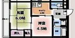 メゾン秀榮前原 2Kの間取図画像