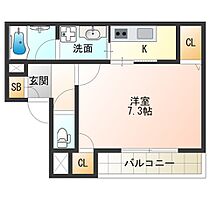 大阪府大阪市西淀川区野里１丁目（賃貸マンション1K・2階・27.04㎡） その2