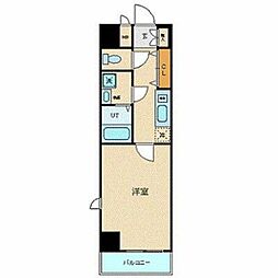 アヴィニティー銀座東 1Kの間取図画像